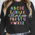Alphabet ABC Elemeno Teacher Student Back To School Unisex Sweatshirt, novelty gifts, funny gifts