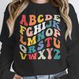 Alphabet Hi Back To School ABC Pre K Kindergarten Teacher Unisex Sweatshirt, novelty gifts, funny gifts