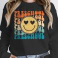 Back To School Groovy Smile Preschool Teachers Students Kids Unisex Sweatshirt, novelty gifts, funny gifts
