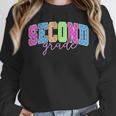 Back To School Neon Checkered Second Grade Colorful Teacher Unisex Sweatshirt, novelty gifts, funny gifts Back To School Neon Checkered Second Grade Colorful Teacher Unisex Sweatshirt, novelty gifts, funny gifts