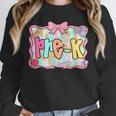 Back To School Pre-K Preppy Teacher Girl Unisex Sweatshirt, novelty gifts, funny gifts