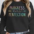 Back To School Progress Over Perfection Motivational Teacher Unisex Sweatshirt, novelty gifts, funny gifts