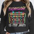 Back To School Retro Technology Is My Jam 80's Teacher Unisex Sweatshirt, novelty gifts, funny gifts Back To School Retro Technology Is My Jam 80's Teacher Unisex Sweatshirt, novelty gifts, funny gifts