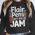 Back To School Teacher Flair Pens Are My Jam Unisex Sweatshirt, novelty gifts, funny gifts Back To School Teacher Flair Pens Are My Jam Unisex Sweatshirt, novelty gifts, funny gifts