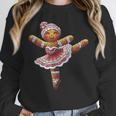 Ballet Dancer Gingerbread Christmas Dance Teacher Girl Women Unisex Sweatshirt, novelty gifts, funny gifts