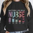 Battery Life Of A Nurse School Teacher Appreciation Unisex Sweatshirt, novelty gifts, funny gifts