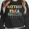 Battery Life Of A Para SPED Parapro Teacher Squad Unisex Sweatshirt, novelty gifts, funny gifts