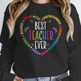 Best Teacher Ever Teacher Motivational Appreciation Unisex Sweatshirt, novelty gifts, funny gifts Best Teacher Ever Teacher Motivational Appreciation Unisex Sweatshirt, novelty gifts, funny gifts