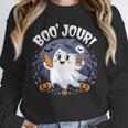 Boo Jour Ghost Halloween French Teacher Cute Coffe Croissant Unisex Sweatshirt, novelty gifts, funny gifts Boo Jour Ghost Halloween French Teacher Cute Coffe Croissant Unisex Sweatshirt, novelty gifts, funny gifts