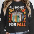 All Booked For Fall Book Pumpkin Autumn Thanksgiving Teacher Unisex Sweatshirt, novelty gifts, funny gifts All Booked For Fall Book Pumpkin Autumn Thanksgiving Teacher Unisex Sweatshirt, novelty gifts, funny gifts