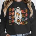 Booooks Ghost Halloween Groovy Vintage Teacher Book Reading Unisex Sweatshirt, novelty gifts, funny gifts Booooks Ghost Halloween Groovy Vintage Teacher Book Reading Unisex Sweatshirt, novelty gifts, funny gifts