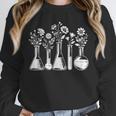 Botanical Beaker Science Teacher Floral Chemistry Lab Week Unisex Sweatshirt, novelty gifts, funny gifts
