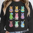 Bunny Reading Books Easter Day Librarian Teacher Book Unisex Sweatshirt, novelty gifts, funny gifts