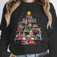 Christmas Library Tree Love Reading Books Nerd Teacher Unisex Sweatshirt, novelty gifts, funny gifts Christmas Library Tree Love Reading Books Nerd Teacher Unisex Sweatshirt, novelty gifts, funny gifts