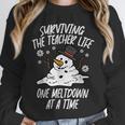 Christmas Surviving Teacher Life Meltdown Xmas Women Men Unisex Sweatshirt, novelty gifts, funny gifts Christmas Surviving Teacher Life Meltdown Xmas Women Men Unisex Sweatshirt, novelty gifts, funny gifts