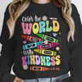 Color The World With Kindness Teacher Back To School Unisex Sweatshirt, novelty gifts, funny gifts