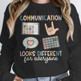 Communication Looks Different For Everyone SPED Teacher ASD Unisex Sweatshirt, novelty gifts, funny gifts Communication Looks Different For Everyone SPED Teacher ASD Unisex Sweatshirt, novelty gifts, funny gifts