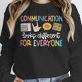 Communication Looks Different Tee Shirt Kids -Adults Teacher Animal Print Small Short Sleeve Classic Fit Crew Neck Polyester 100 Unisex Sweatshirt, novelty gifts, funny gifts Communication Looks Different Tee Shirt Kids -Adults Teacher Animal Print Small Short Sleeve Classic Fit Crew Neck Polyester 100 Unisex Sweatshirt, novelty gifts, funny gifts