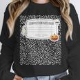 Composition Notebook Costume Adult Halloween For Teacher Unisex Sweatshirt, novelty gifts, funny gifts Composition Notebook Costume Adult Halloween For Teacher Unisex Sweatshirt, novelty gifts, funny gifts