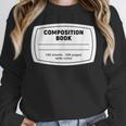 Composition Notebook Halloween Costume Teacher Student Unisex Sweatshirt, novelty gifts, funny gifts Composition Notebook Halloween Costume Teacher Student Unisex Sweatshirt, novelty gifts, funny gifts