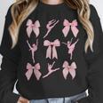 Coquette Bow Ballet Dance Teacher Coquette Women Dancing Unisex Sweatshirt, novelty gifts, funny gifts Coquette Bow Ballet Dance Teacher Coquette Women Dancing Unisex Sweatshirt, novelty gifts, funny gifts