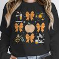 Coquette Bow Fall Science Teacher Stem Teacher Thanksgiving Unisex Sweatshirt, novelty gifts, funny gifts