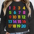 Counting 1-10 Learn To Count Number School Kids Teacher Unisex Sweatshirt, novelty gifts, funny gifts