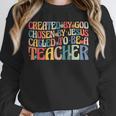 Created By God Chosen By Jesus Called To Be a Teacher Unisex Sweatshirt, novelty gifts, funny gifts