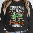 Creepin It Real Monster School 3rd Grade Teacher Halloween Unisex Sweatshirt, novelty gifts, funny gifts Creepin It Real Monster School 3rd Grade Teacher Halloween Unisex Sweatshirt, novelty gifts, funny gifts