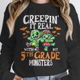 Creepin It Real Monster School 5th Grade Teacher Halloween Unisex Sweatshirt, novelty gifts, funny gifts Creepin It Real Monster School 5th Grade Teacher Halloween Unisex Sweatshirt, novelty gifts, funny gifts