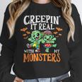 Creepin It Real Monster School Teacher Principal Halloween Unisex Sweatshirt, novelty gifts, funny gifts Creepin It Real Monster School Teacher Principal Halloween Unisex Sweatshirt, novelty gifts, funny gifts