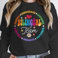 Cultivando Bilingues Dual Language Bilingual Team Teacher Unisex Sweatshirt, novelty gifts, funny gifts