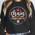 Cute Chaos Coordinator Teacher First Day Of School Unisex Sweatshirt, novelty gifts, funny gifts