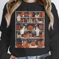 Cute Ghost Book Reading Books Lover Spooky Teacher Halloween Unisex Sweatshirt, novelty gifts, funny gifts