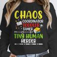 Daycare Teacher School Chaos Coordinator Toddler Tamer For Men Women Kids Unisex Sweatshirt, novelty gifts, funny gifts Daycare Teacher School Chaos Coordinator Toddler Tamer For Men Women Kids Unisex Sweatshirt, novelty gifts, funny gifts