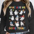 What Are We Doing Today Ghost PE Teacher Team Halloween Unisex Sweatshirt, novelty gifts, funny gifts