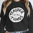 Dr Seuss Teacher Of All Things Red Emblem Unisex Sweatshirt, novelty gifts, funny gifts