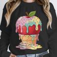 Dripping Apple Ice Cream Cone Cute Teacher Appreciation Unisex Sweatshirt, novelty gifts, funny gifts Dripping Apple Ice Cream Cone Cute Teacher Appreciation Unisex Sweatshirt, novelty gifts, funny gifts
