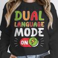 Dual Language Teacher Bilingual Teacher Unisex Sweatshirt, novelty gifts, funny gifts Dual Language Teacher Bilingual Teacher Unisex Sweatshirt, novelty gifts, funny gifts