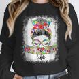 Early Head Start Life Messy Bun Back To School Teacher Women Unisex Sweatshirt, novelty gifts, funny gifts