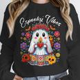 Espooky Vibes Maestra Halloween Spanish Mexican Teacher Unisex Sweatshirt, novelty gifts, funny gifts Espooky Vibes Maestra Halloween Spanish Mexican Teacher Unisex Sweatshirt, novelty gifts, funny gifts