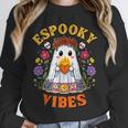 Espooky Vibes Spanish Mexican Halloween Ghost Teachers Unisex Sweatshirt, novelty gifts, funny gifts