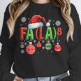 FA LA 8 Christmas Santa FA La Math Teacher Student Unisex Sweatshirt, novelty gifts, funny gifts