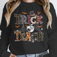 Fall Holiday Themed Thanksgiving Halloween Teacher Trick Or Unisex Sweatshirt, novelty gifts, funny gifts Fall Holiday Themed Thanksgiving Halloween Teacher Trick Or Unisex Sweatshirt, novelty gifts, funny gifts
