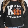 Fall Kindergarten Teacher K Is For Buffalo Plaid Pumpkin Unisex Sweatshirt, novelty gifts, funny gifts Fall Kindergarten Teacher K Is For Buffalo Plaid Pumpkin Unisex Sweatshirt, novelty gifts, funny gifts