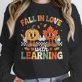 Fall In Love With Learning Shirt Autumn Thanksgiving Teacher Unisex Sweatshirt, novelty gifts, funny gifts Fall In Love With Learning Shirt Autumn Thanksgiving Teacher Unisex Sweatshirt, novelty gifts, funny gifts