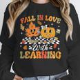 Fall In Love With Learning Fall Teacher Thanksgiving Retro Unisex Sweatshirt, novelty gifts, funny gifts Fall In Love With Learning Fall Teacher Thanksgiving Retro Unisex Sweatshirt, novelty gifts, funny gifts