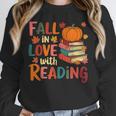 Fall In Love With Reading Autumn Thanksgiving Shirt Teacher Unisex Sweatshirt, novelty gifts, funny gifts Fall In Love With Reading Autumn Thanksgiving Shirt Teacher Unisex Sweatshirt, novelty gifts, funny gifts