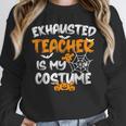 Fun Halloween Sayings Quotes Exhausted Teacher Is My Costume -Adults Short Sleeve Halloween Teacher T-Shirt Small Unisex Sweatshirt, novelty gifts, funny gifts Fun Halloween Sayings Quotes Exhausted Teacher Is My Costume -Adults Short Sleeve Halloween Teacher T-Shirt Small Unisex Sweatshirt, novelty gifts, funny gifts