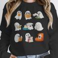 Ghost Reading Teacher Halloween Librarian Book Lover School Unisex Sweatshirt, novelty gifts, funny gifts Ghost Reading Teacher Halloween Librarian Book Lover School Unisex Sweatshirt, novelty gifts, funny gifts